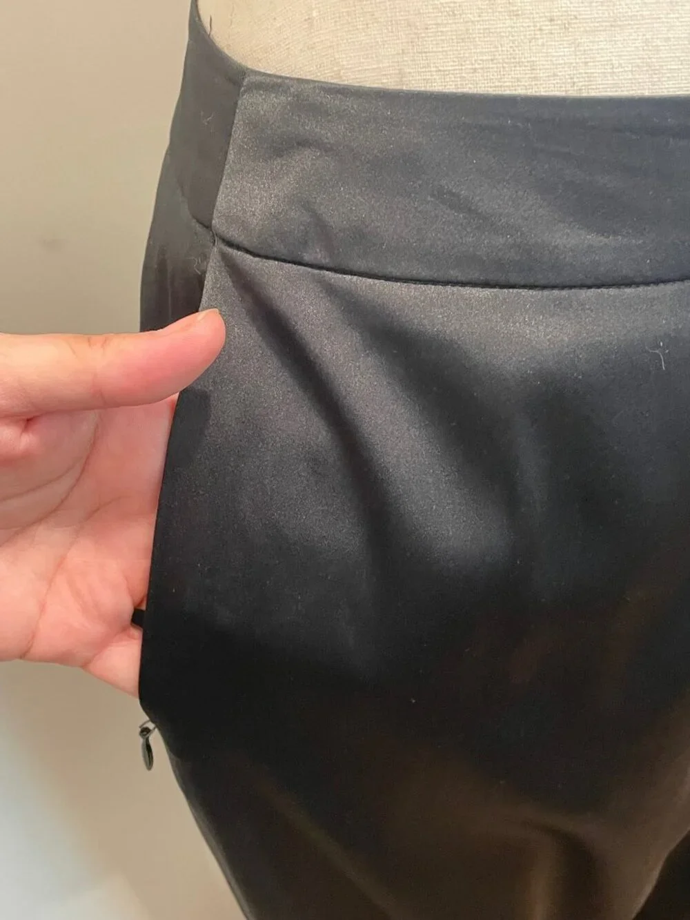 CHANEL Black Pants with Zippered Pockets and Zipper Detailing on Ankles